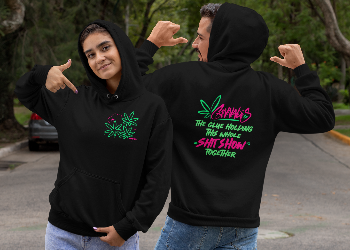 Cannabis Holding This Holding ...Hoodie